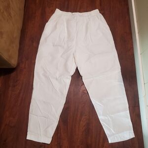 Together Womens Pull On Pants W/ Poclets White Size 16
